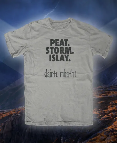 PEAT.STORM.ISLAY. - GREY EDITION - T-Shirt