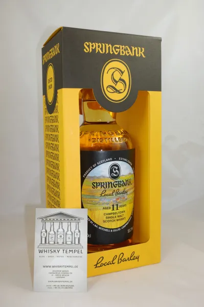 SPRINGBANK 11 Years - Local Barley - Limited Edition -53,1%