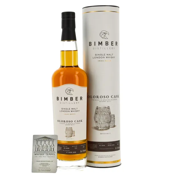 BIMBER 2016/2020  London Whisky Oloroso Batch 01/2020 - 950 Flaschen - 51,4% - 0,7L