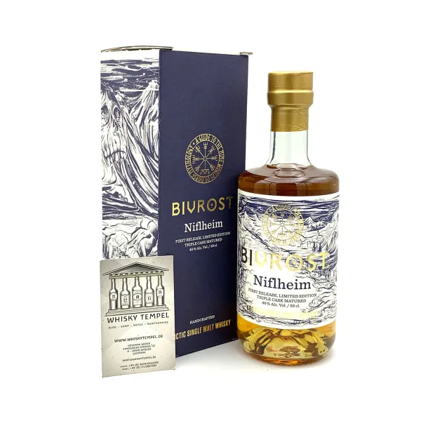 BIVROST Niflheim - Arctic Single Malt - Aurora Sprits - 46% 0,5L - 1622 Flaschen