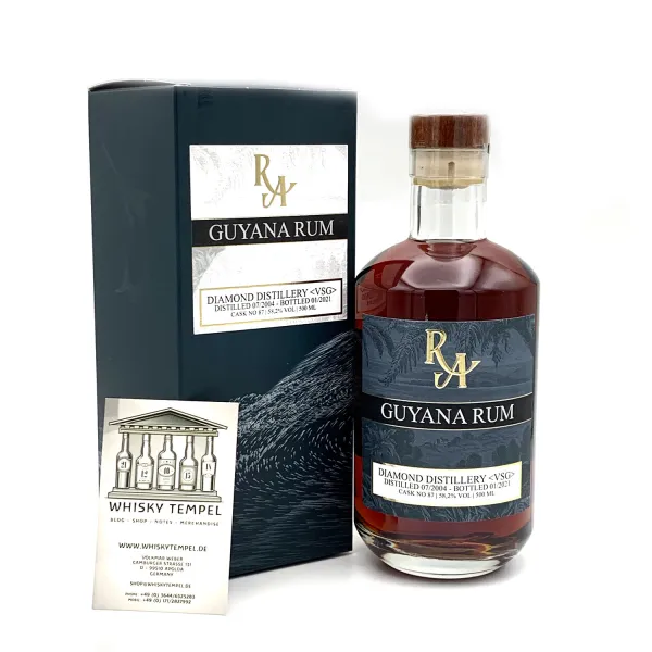 DIAMOND 15Y - VSG - Rum Artesanal - Guyana Single Cask #87 - 58,2% - 0,5L