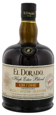 EL DORADO 2012 - High Ester Rum LBI/DHE - 57% 0,7L EL DORADO 2012 - High Ester Rum LBI/DHE - 57% 0,7L