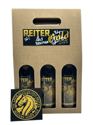 REITER GOLD - Belgian Amber Ale (Die Apokalyptischen Reiter - Signature Edition) - Set 3 Flaschen a 0,5L Limited Edition